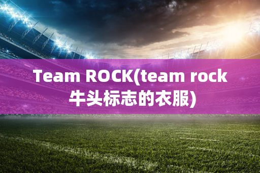 Team ROCK(team rock 牛头标志的衣服)